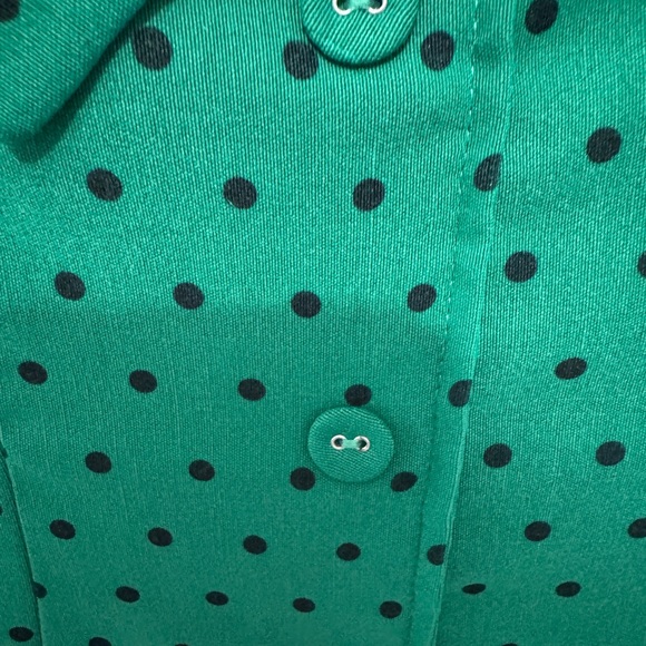 Tatyana Green Esmeralda Polka Dot Midi Dress - Picture 6 of 12